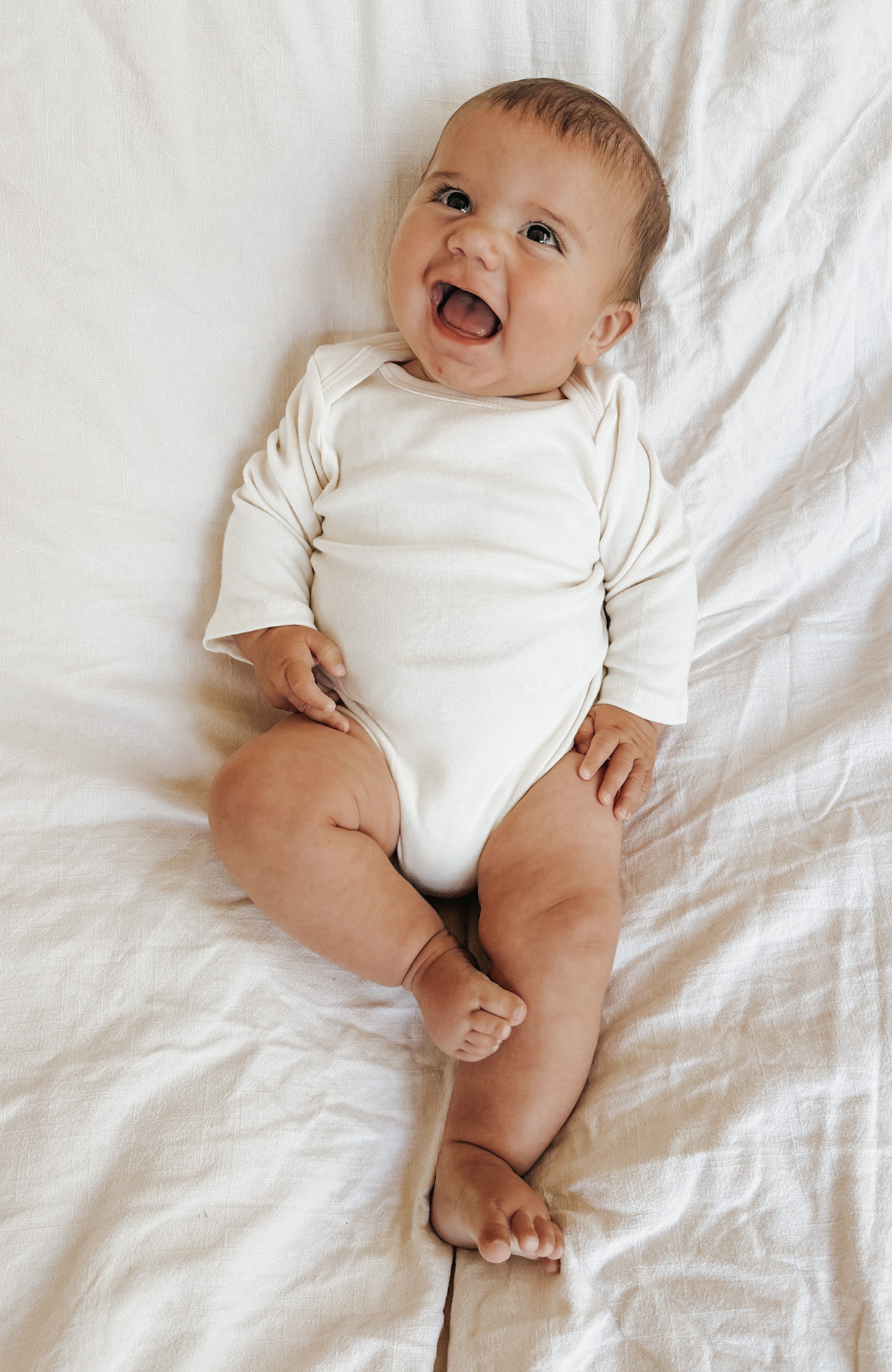 3 Pack - Organic Baby Bodysuit Long Sleeve