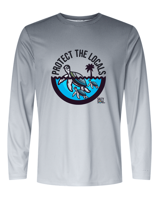 Protect the Locals - Turtle Multicolor UV Long Sleeve Tee