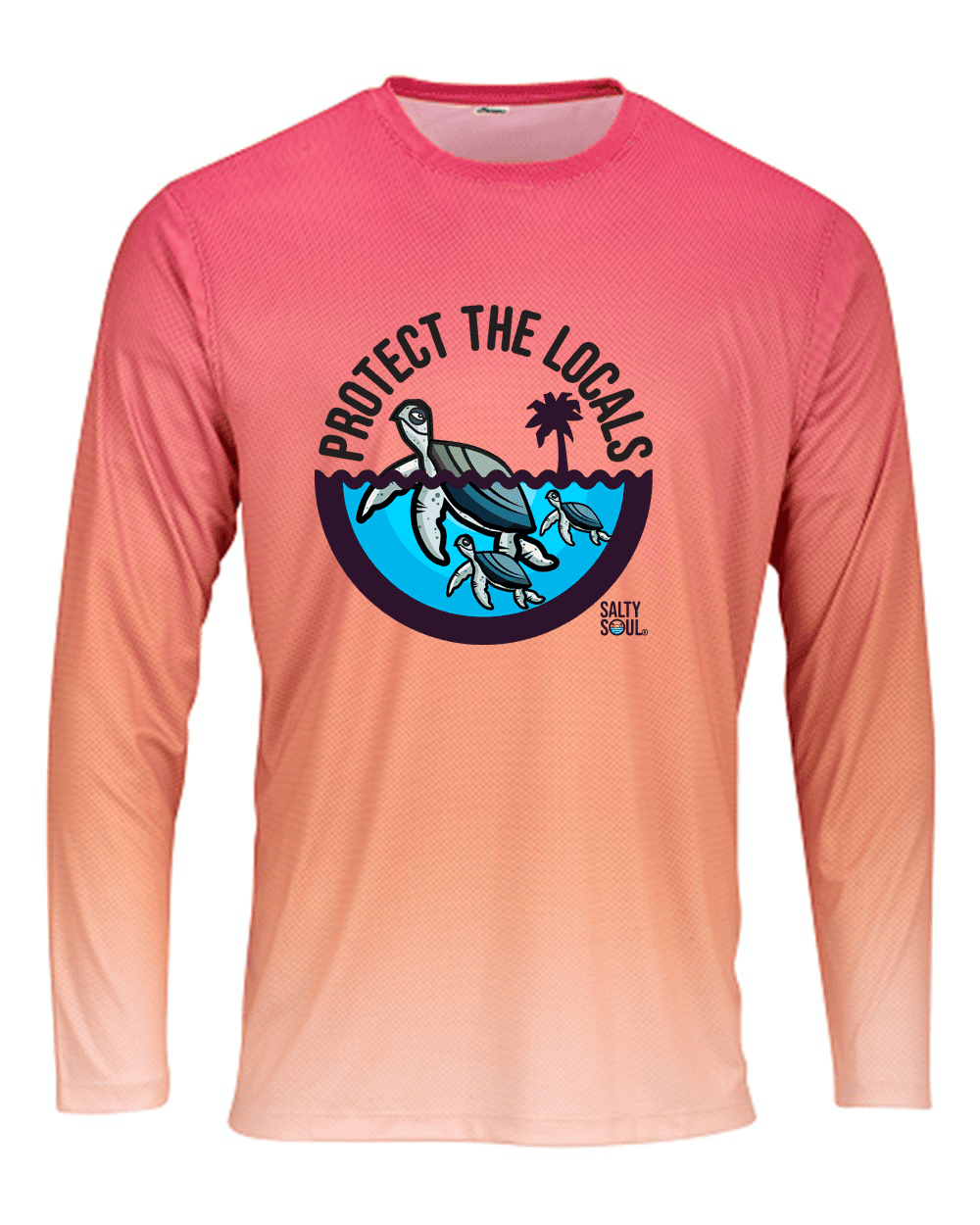 Protect the Locals - Turtle Multicolor UV Long Sleeve Tee