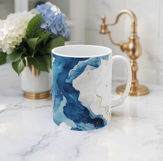 Blue Marble Coffee Mug