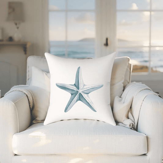 Starfish Throw Pillow