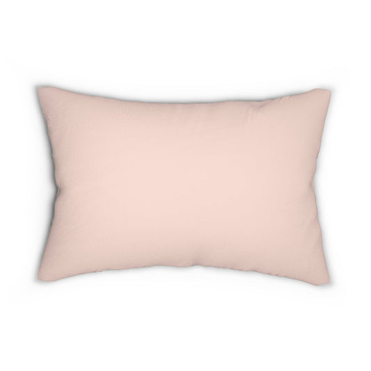 Blush Pink Velvet Coquette Pumpkin Throw Pillow
