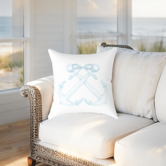 Nautical Anchor Pillow