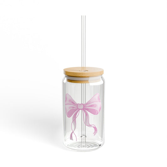 Coquette Bow Sipper Glass