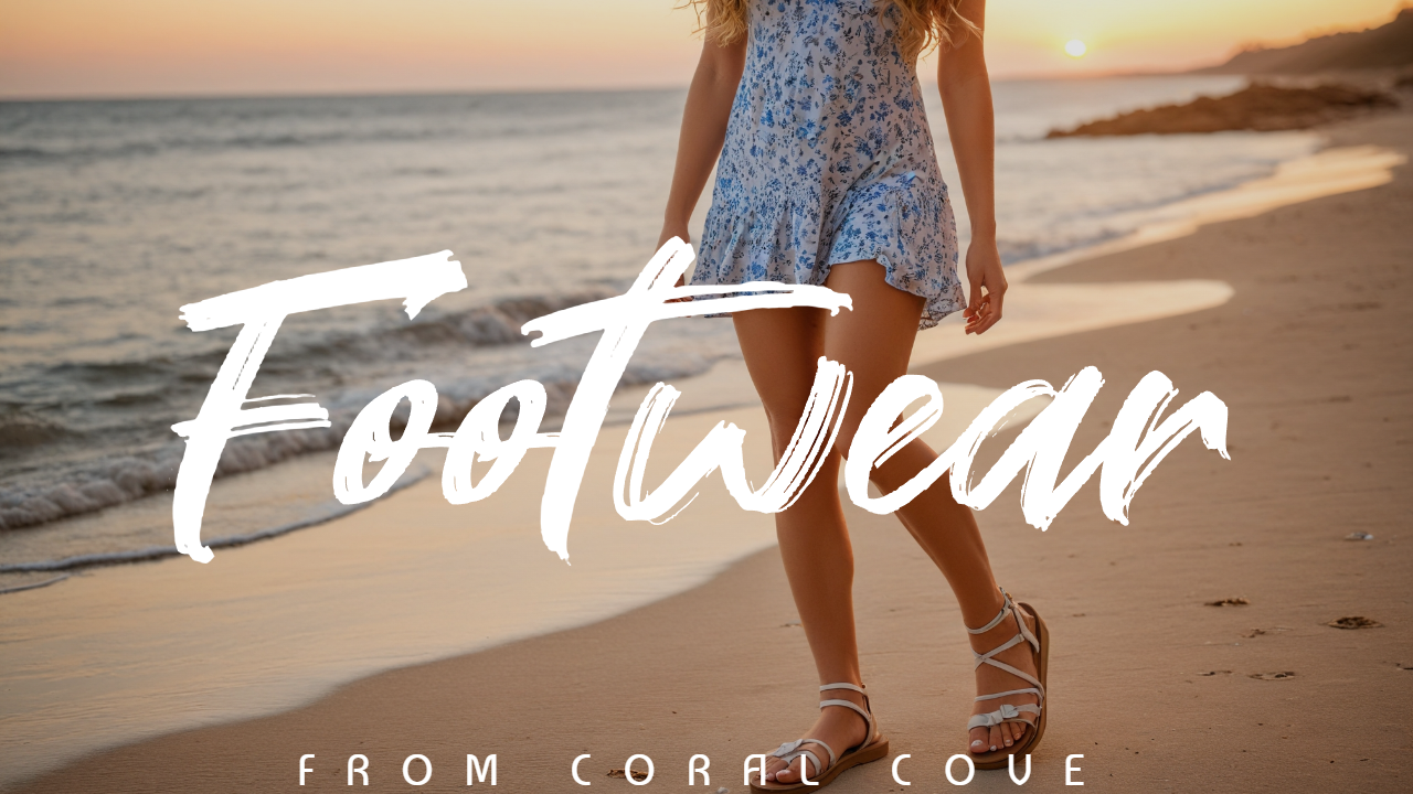 From Coral Cove: Footwear