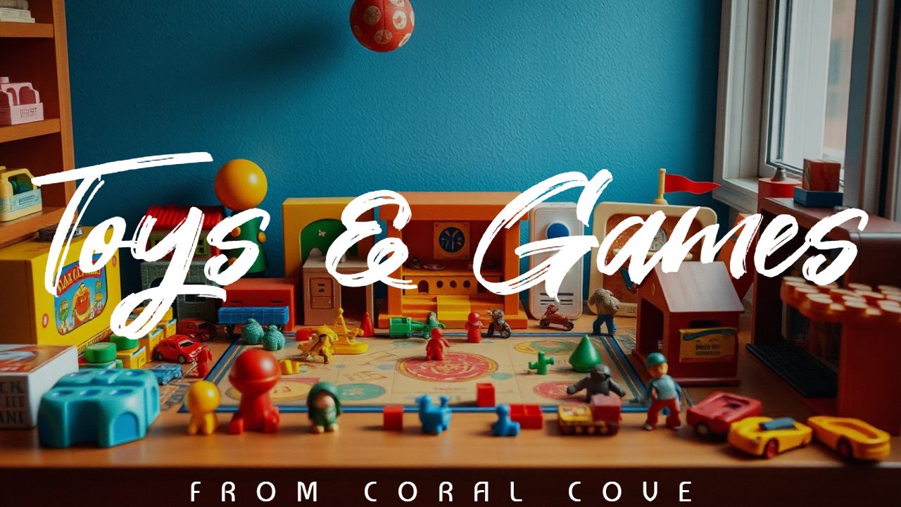 From Coral Cove: Toys & Games