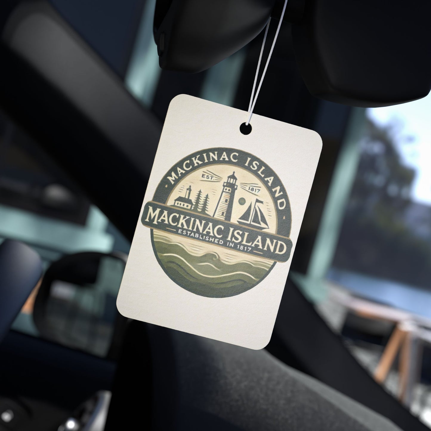 Vintage Mackinac Island Car Air Freshener