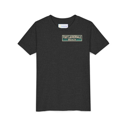 Vintage Fort Lauderdale Unisex Youth Short Sleeve Tee