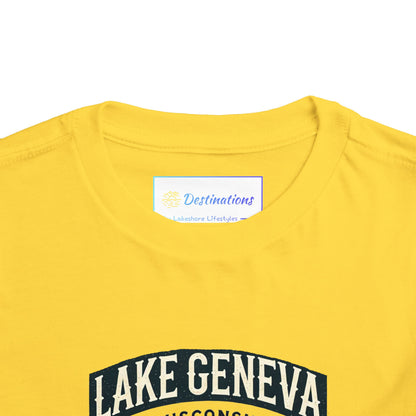 Vintage Lake Geneva Unisex Toddler Short Sleeve Tee