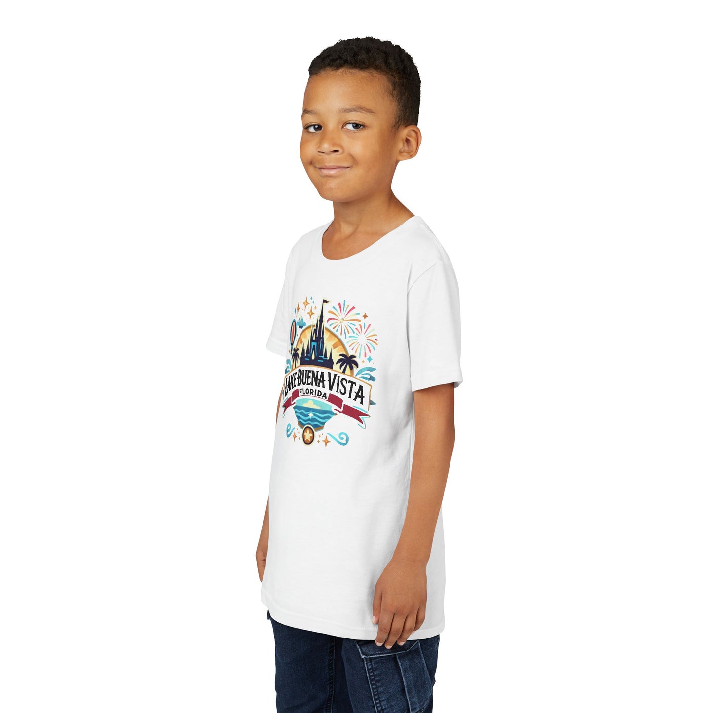 Adventurous Lake Buena Vista Unisex Youth Short Sleeve Tee