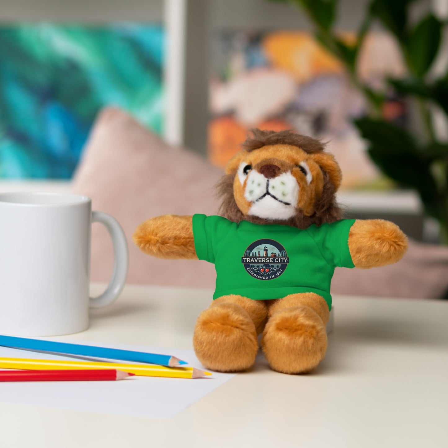 Vintage Traverse City Stuffed Animals with Tee