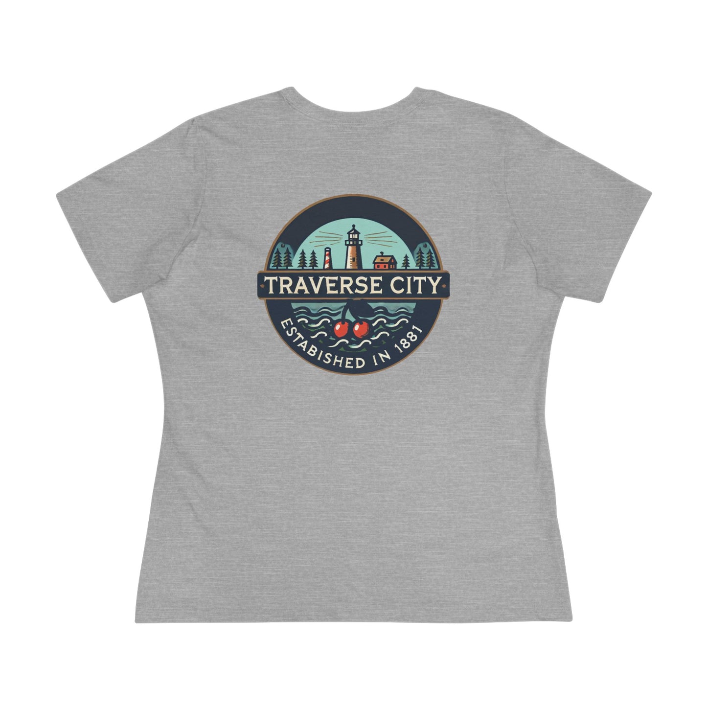 Vintage Traverse City Women's Cotton Tee