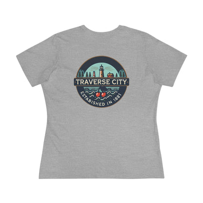 Vintage Traverse City Women's Cotton Tee