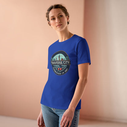 Vintage Traverse City Women's Cotton Tee