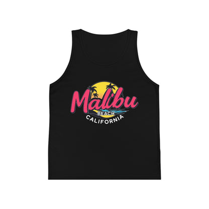 Retro Malibu Unisex Kids Jersey Tank Top