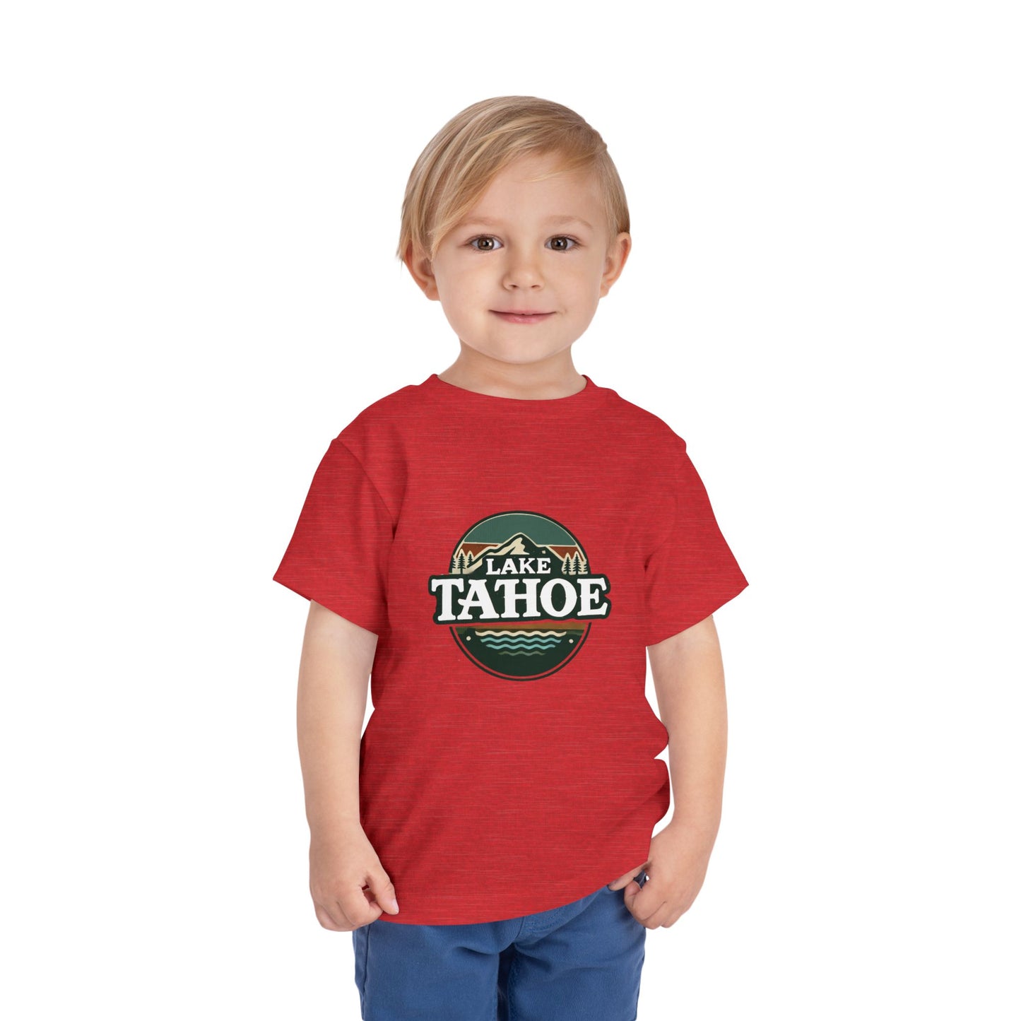 Vintage Lake Tahoe Unisex Toddler Short Sleeve Tee