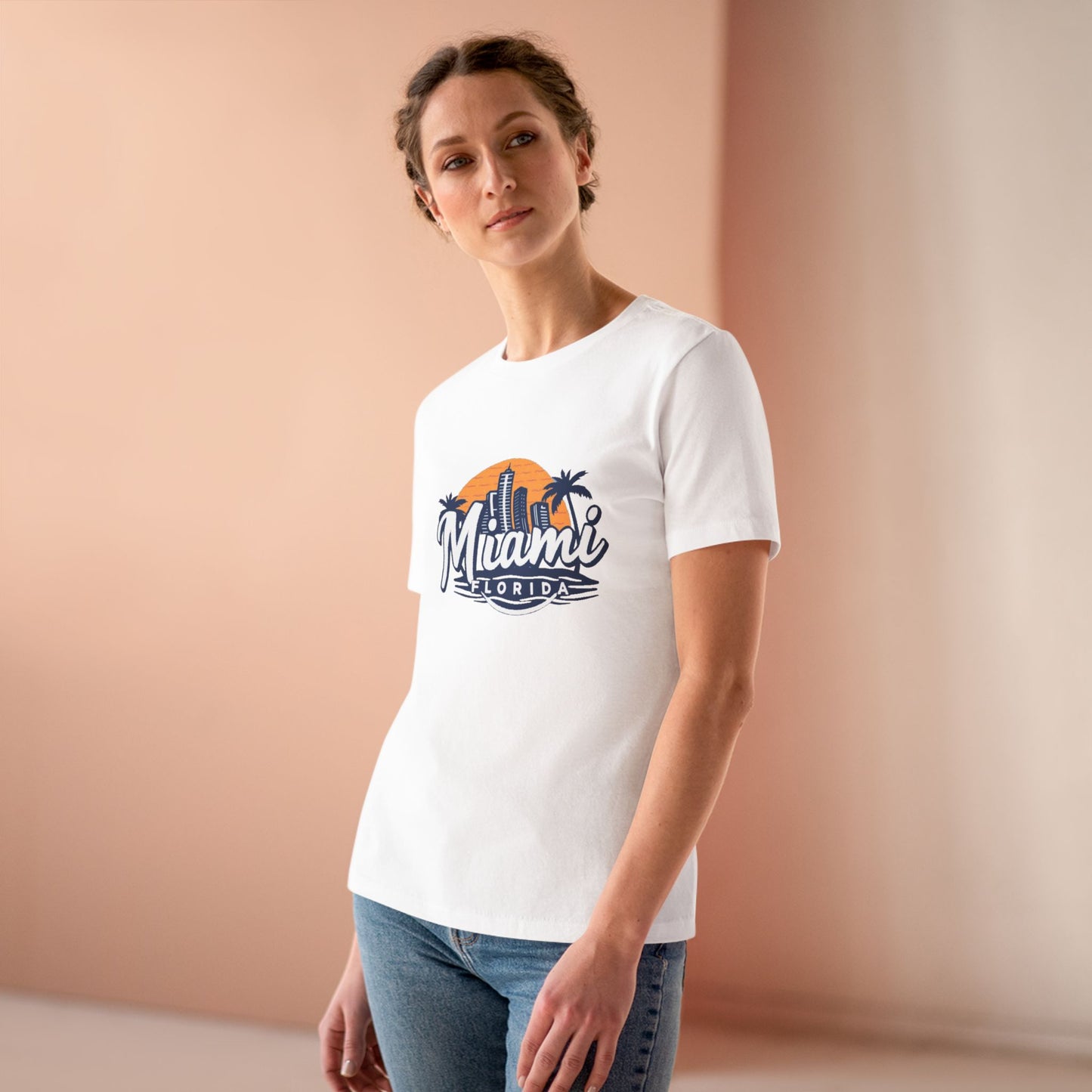 Retro Miami Women's Cotton Tee