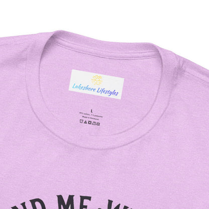 Find Me Where Lake Meets Sky Jersey Short Sleeve Tee