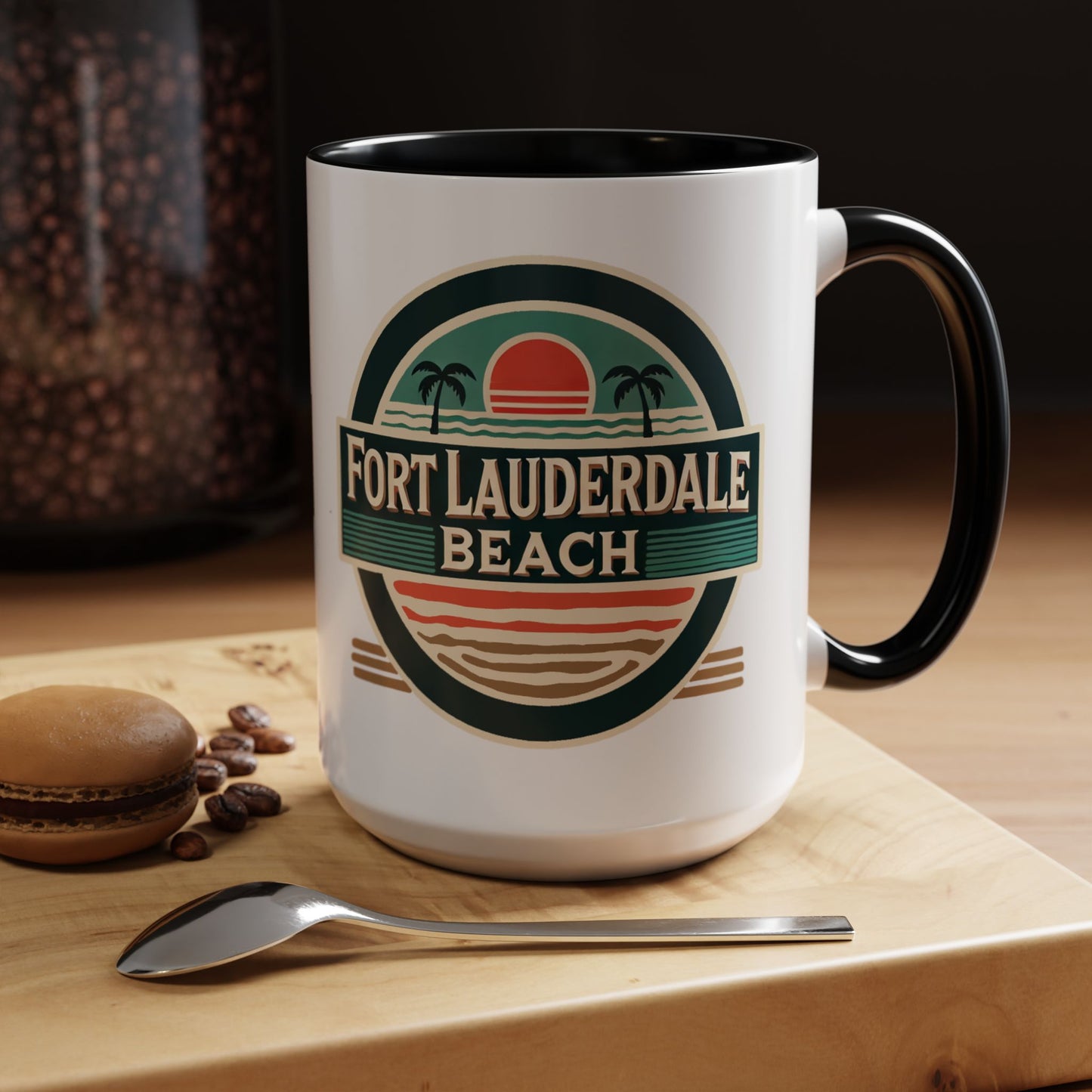 Vintage Fort Lauderdale Accent Coffee Mug