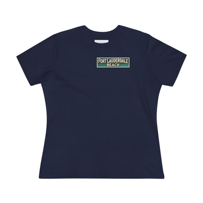 Vintage Fort Lauderdale Women's Cotton Tee
