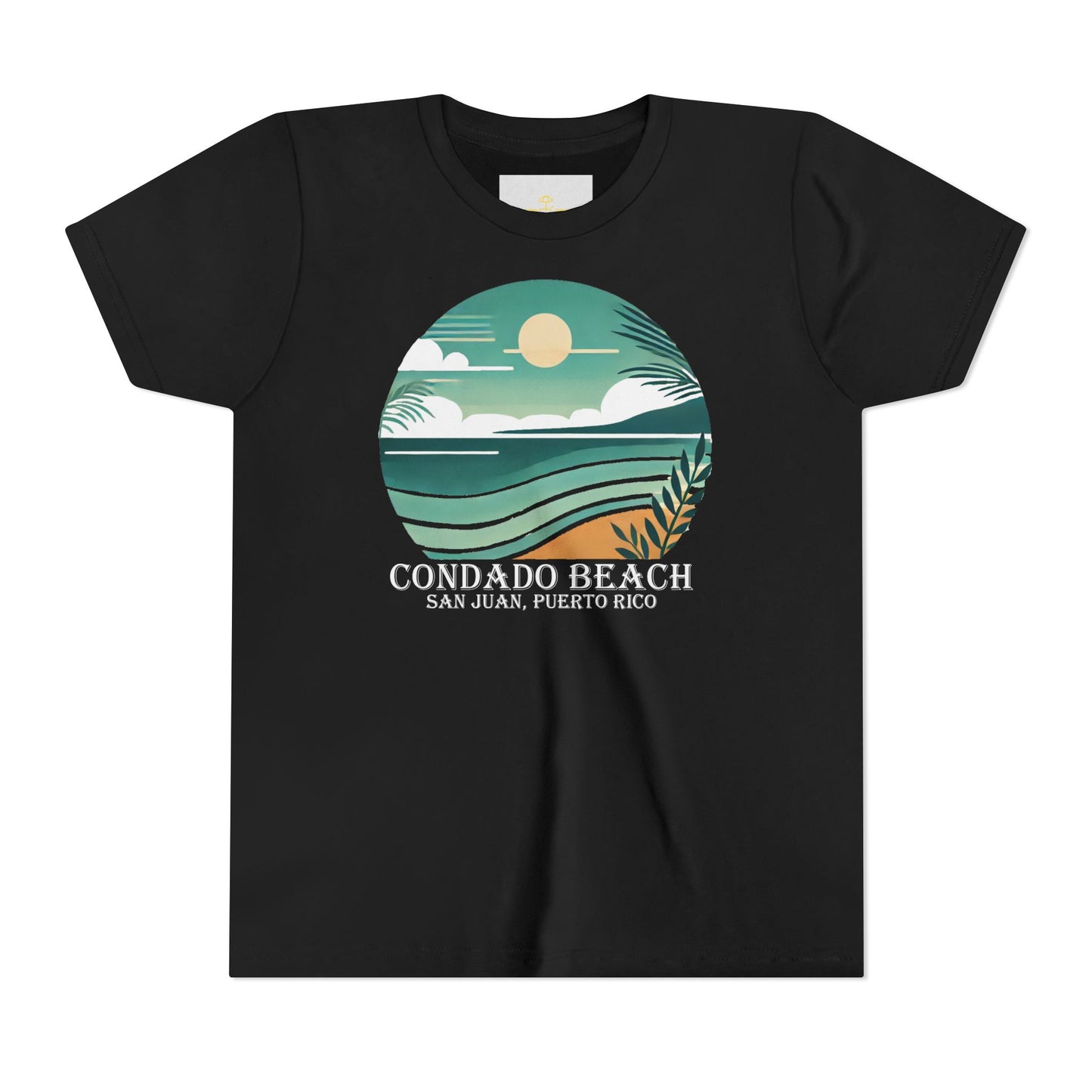 Coastal Vibes Condado Beach Unisex Youth Short Sleeve Tee