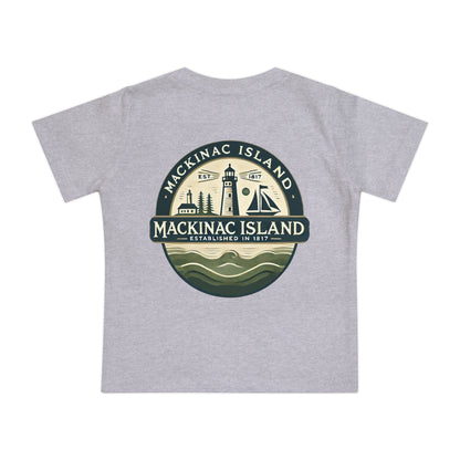 Vintage Mackinac Island Unisex Baby Short Sleeve T-Shirt