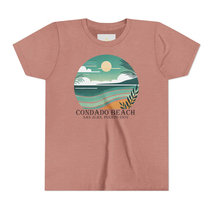 Coastal Vibes Condado Beach Unisex Youth Short Sleeve Tee