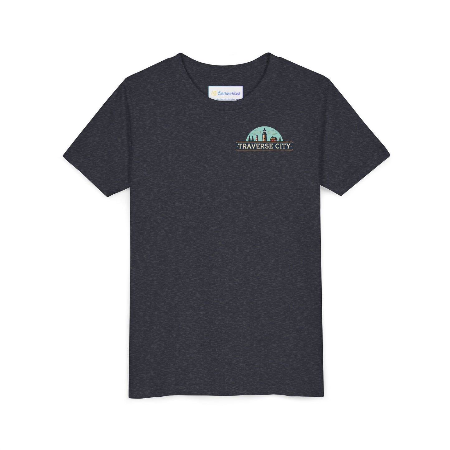 Vintage Traverse City Unisex Youth Short Sleeve Tee