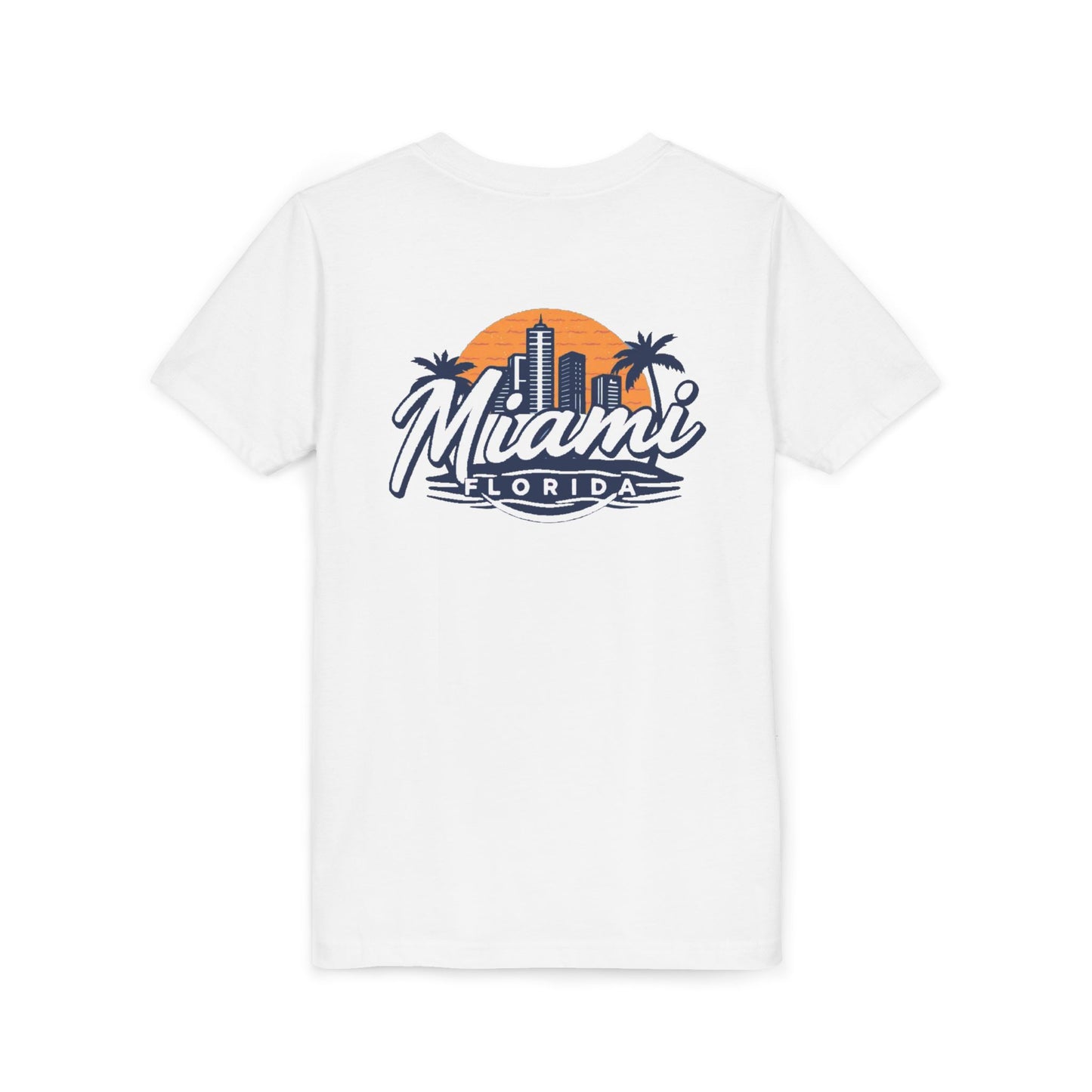 Retro Miami Unisex Youth Short Sleeve Tee