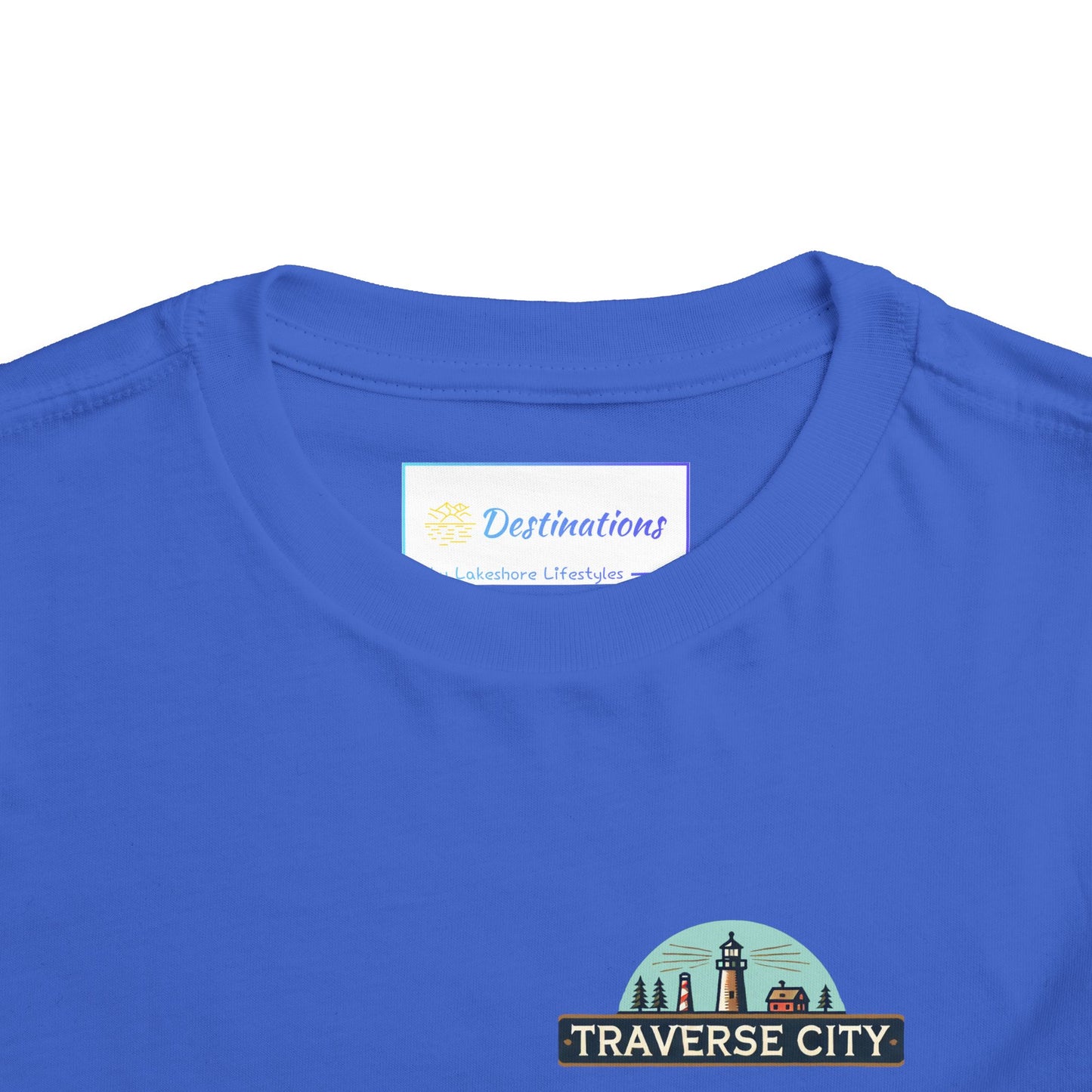 Vintage Traverse City Unisex Toddler Short Sleeve Tee