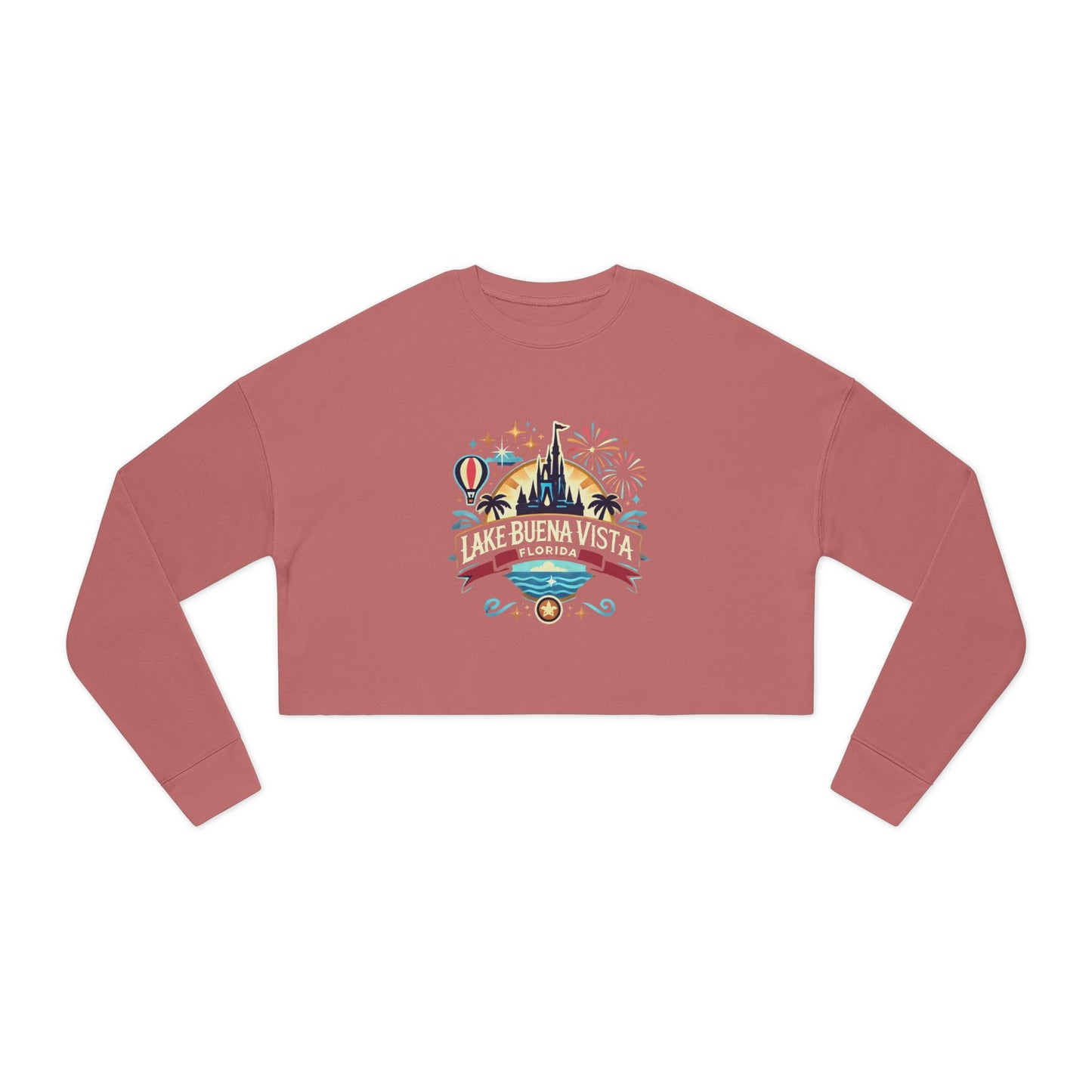 Adventurous Lake Buena Vista Women's Cropped Sweatshirt