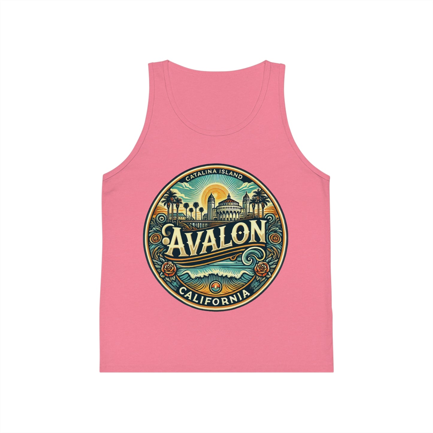Elegant Avalon Unisex Kids Jersey Tank Top