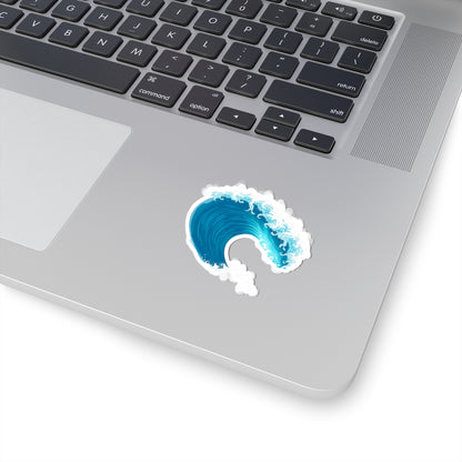 Ocean Wave Kiss-Cut Sticker