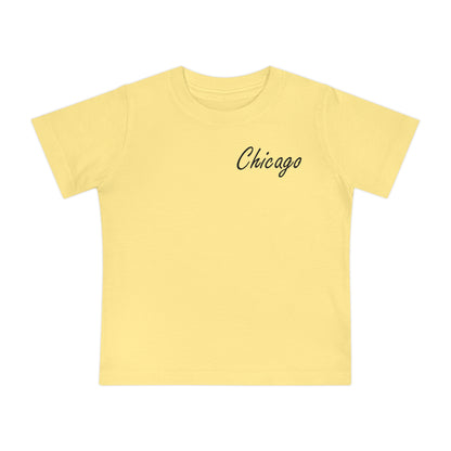 Elegant Chicago Skyline Unisex Baby Short Sleeve T-Shirt