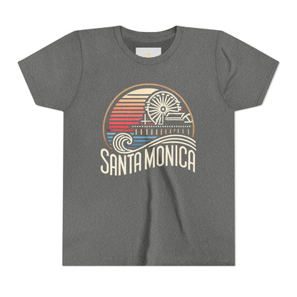 Vibrant Santa Monica Youth Short Sleeve Tee