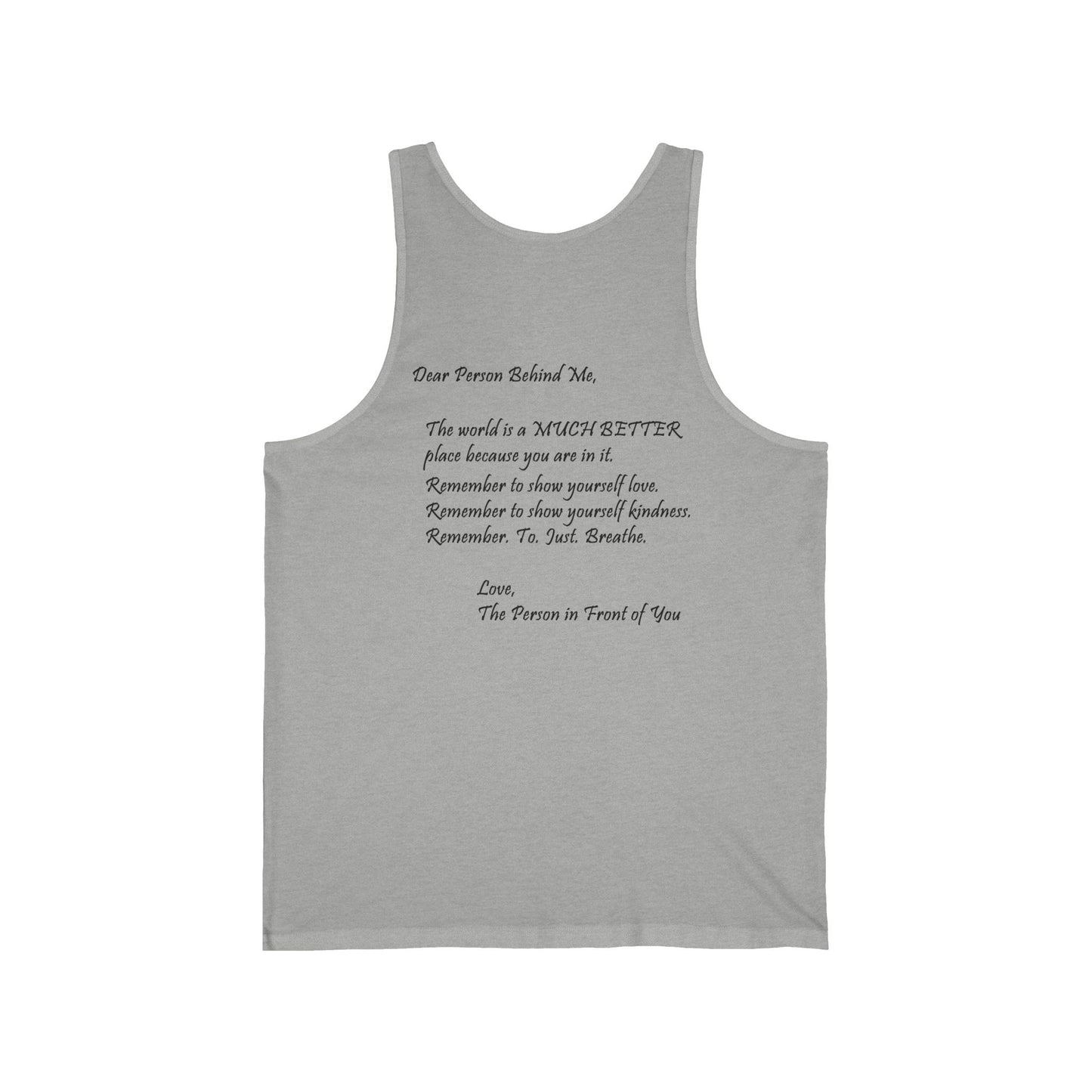 You Are Enough - Mental Health Awareness Unisex Jersey Tank