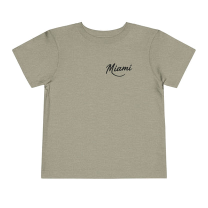 Retro Miami Unisex Toddler Short Sleeve Tee