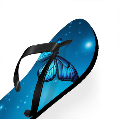 Mystical Butterfly Flip Flops