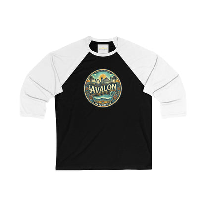 Elegant Avalon Men's 3/4 Sleeve Baseball Tee