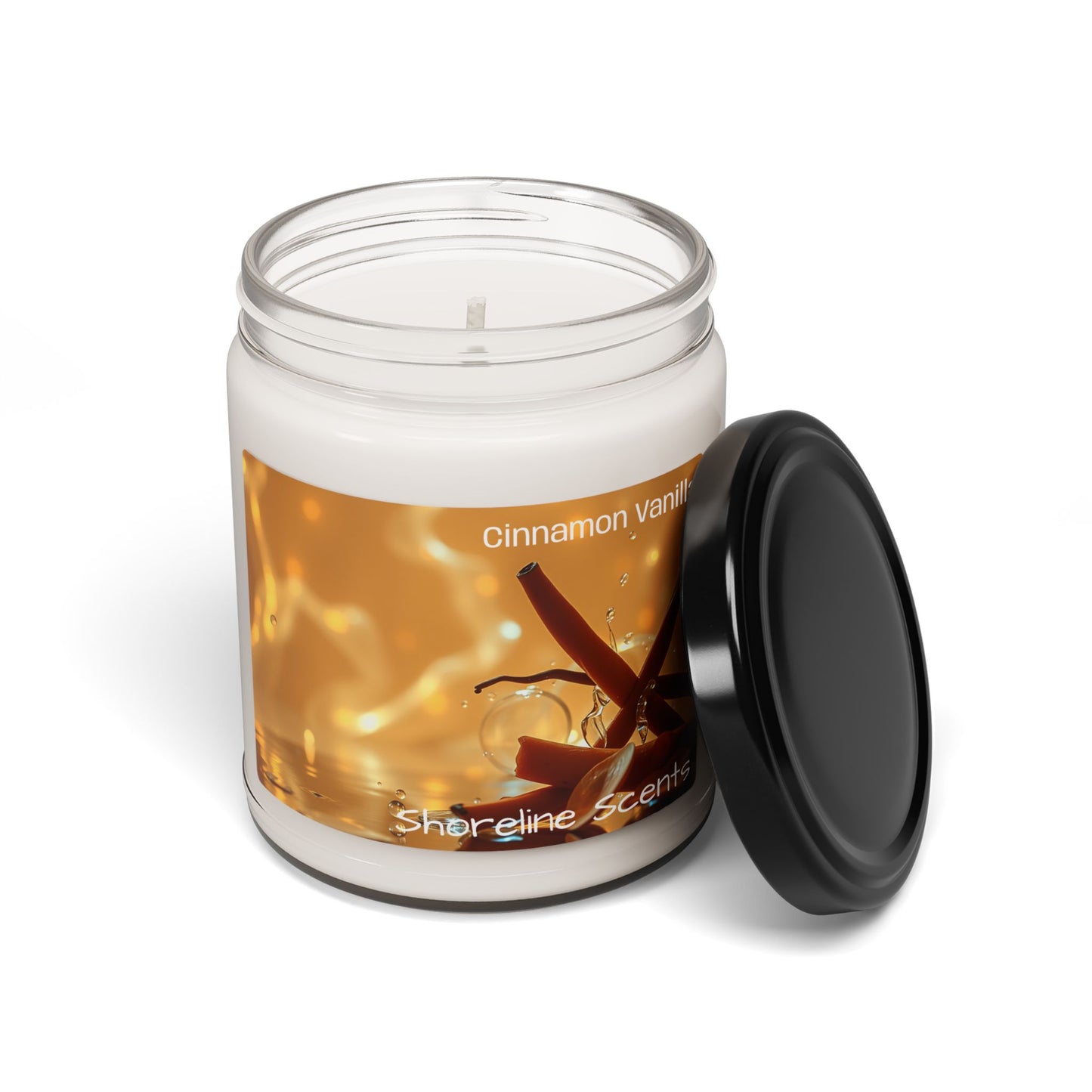 Cinnamon Vanilla Scented Soy Candle