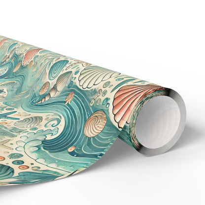 Ocean Seashells Wrapping Paper