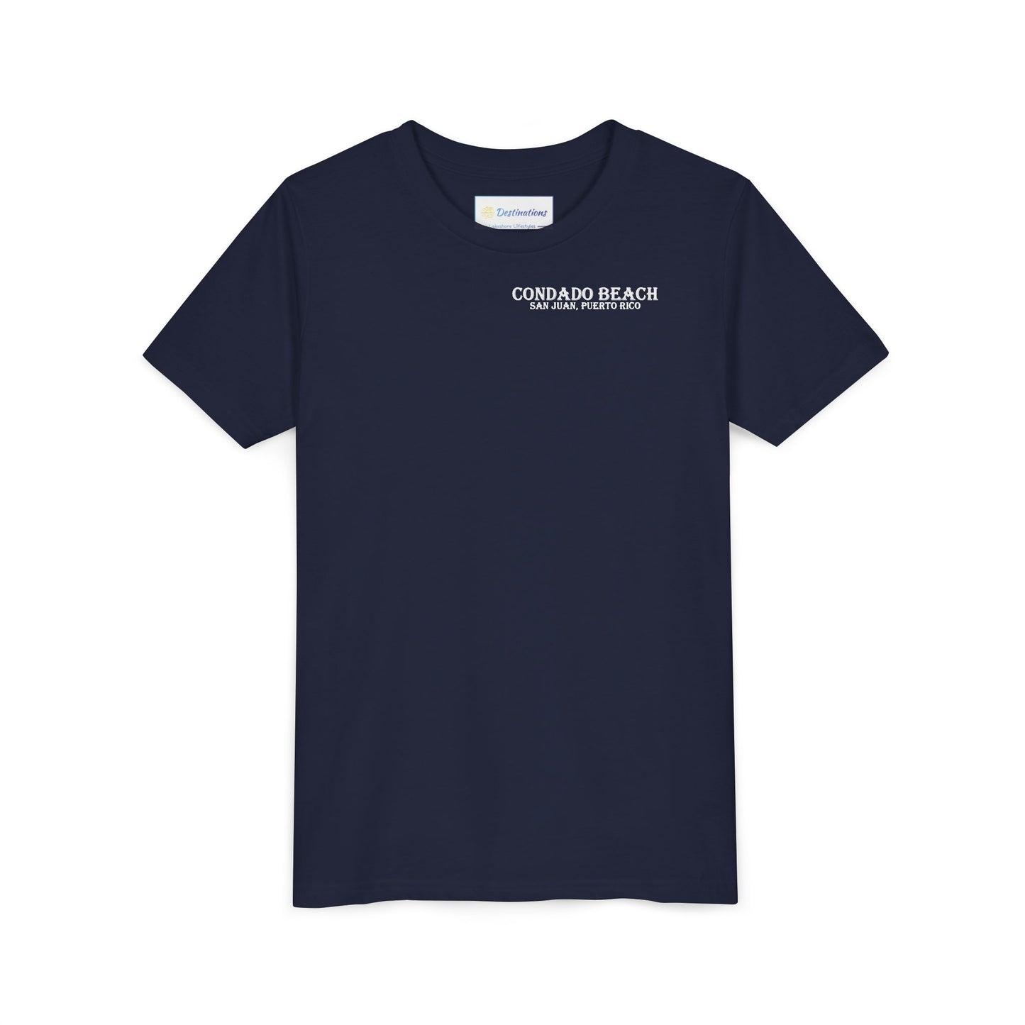 Coastal Vibes Condado Beach Unisex Youth Short Sleeve Tee