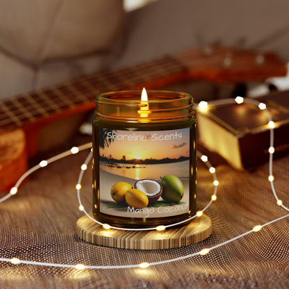 Mango Coconut Scented Candle (Apricot Wax)