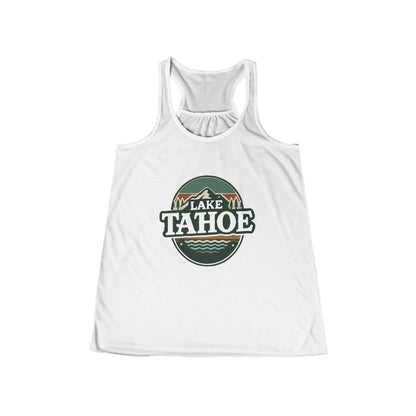 Vintage Lake Tahoe Women's Flowy Racerback Tank