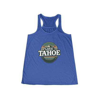 Vintage Lake Tahoe Women's Flowy Racerback Tank