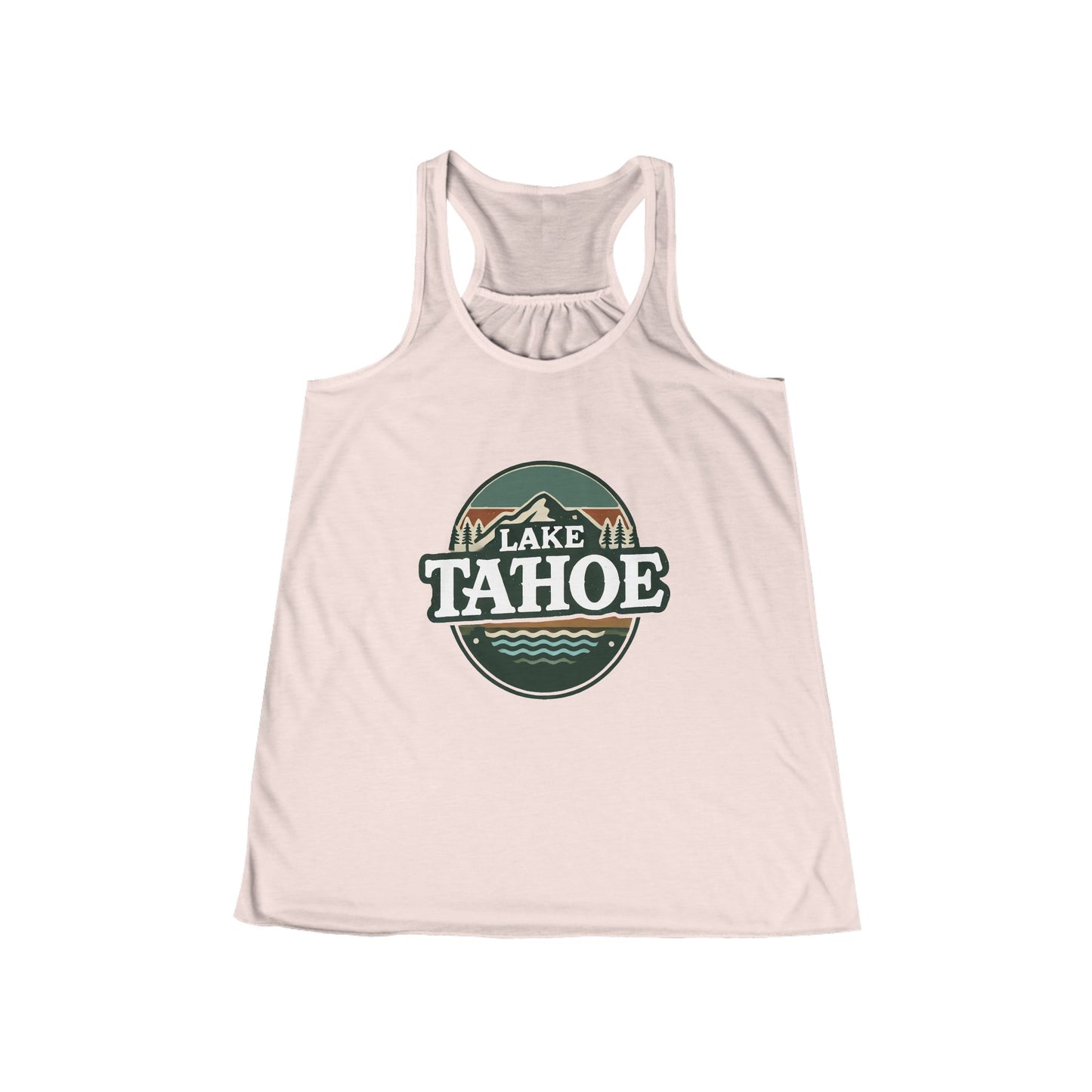 Vintage Lake Tahoe Women's Flowy Racerback Tank