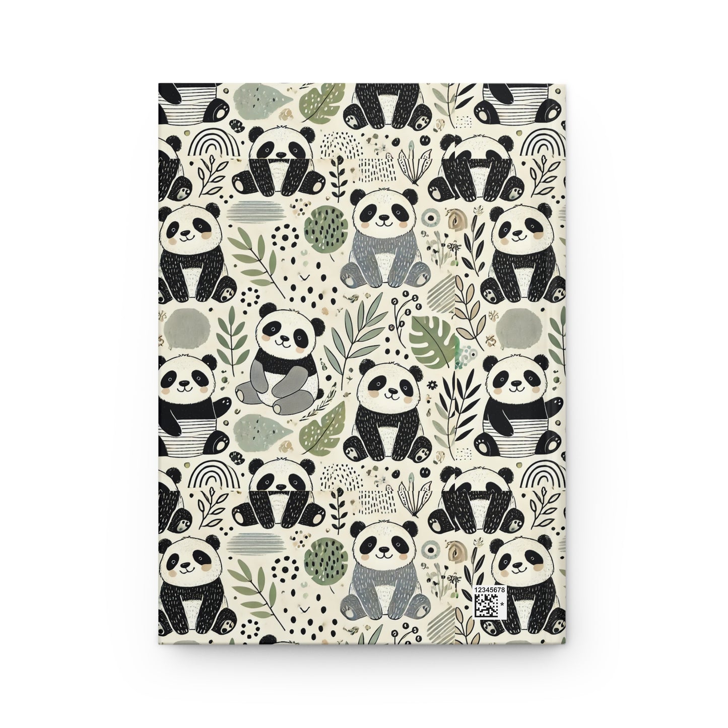 Happy Panda Hardcover Journal Matte