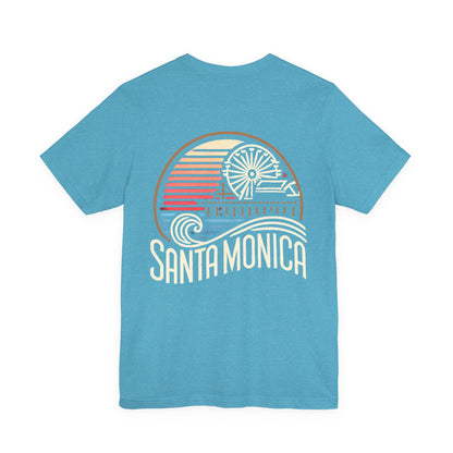 Vibrant Santa Monica Unisex Jersey Short Sleeve Tee