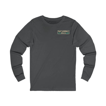 Vintage Fort Lauderdale Unisex Jersey Long Sleeve Tee