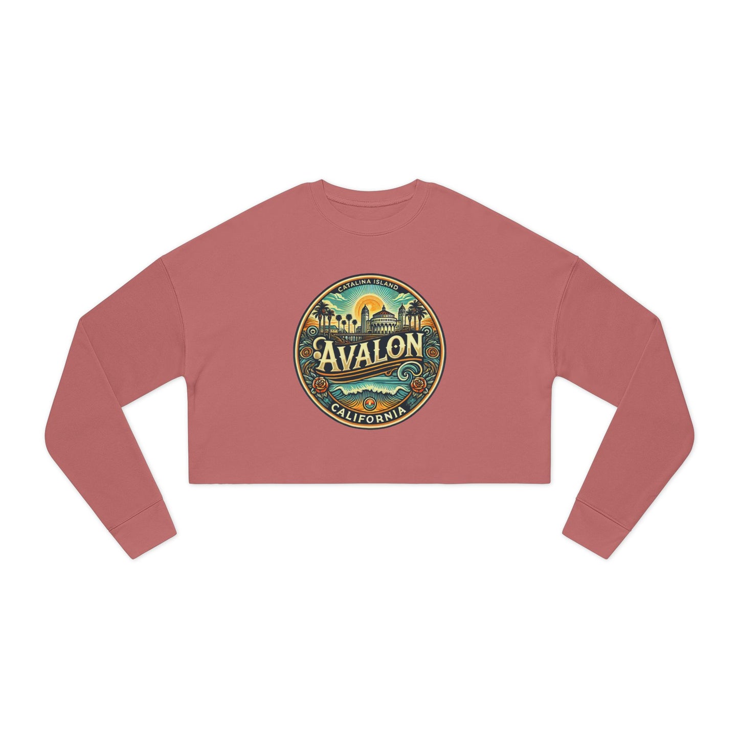 Elegant Avalon Women's Cropped Sweatshirt